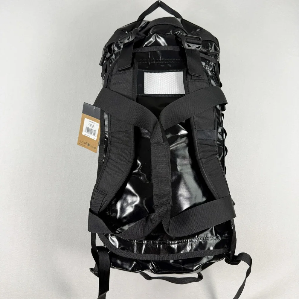 The North Face Base Camp Duffel 71L Size M Patent TNF Black Special Edition- New